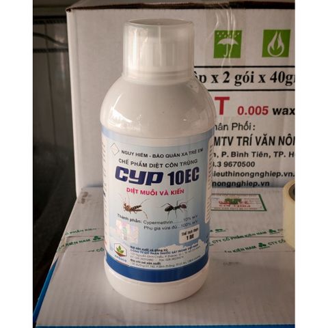 Thuốc Diệt Côn Trùng CYP 10EC VIPESCO 1 Lít - Diệt Muỗi, Kiến, Gián Hiệu Quả Nhanh Chóng, An Toàn Cho Không Gian Sống
