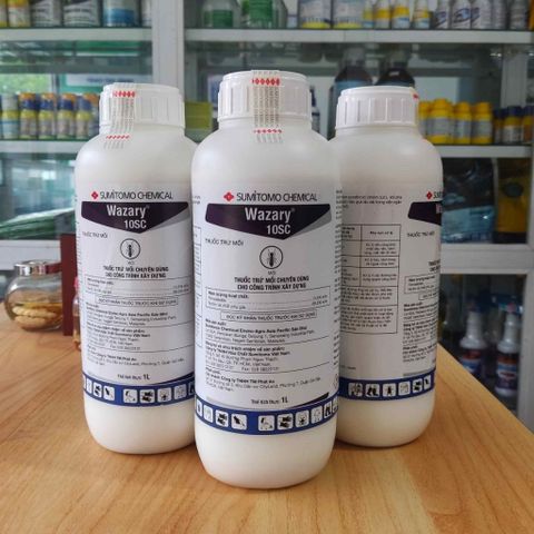 Thuốc Diệt và Phòng Mối Wazary 10SC 1L - Công Nghệ Nhật Bản Sumitomo, Bảo Vệ Công Trình Chống Mối 10 Năm
