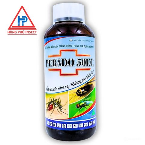 PERADO 50EC Thuốc Diệt Côn Trùng 1Lít - Hiệu Quả Diệt Muỗi, Ruồi, Gián, Kiến, Rệp và Sâu Bệnh - An Toàn cho Nhà và Nông Nghiệp