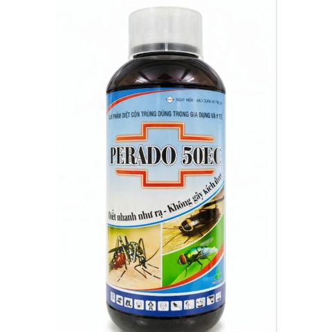 PERADO 50EC Thuốc Diệt Côn Trùng 1Lít - Hiệu Quả Diệt Muỗi, Ruồi, Gián, Kiến, Rệp và Sâu Bệnh - An Toàn cho Nhà và Nông Nghiệp