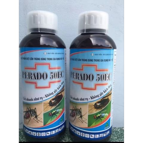 PERADO 50EC Thuốc Diệt Côn Trùng 1Lít - Hiệu Quả Diệt Muỗi, Ruồi, Gián, Kiến, Rệp và Sâu Bệnh - An Toàn cho Nhà và Nông Nghiệp