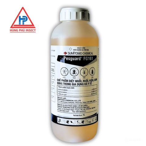 Thuốc diệt côn trùng PESGUARD® FG161 1 LÍT - Diệt muỗi, ruồi, kiến, gián hiệu quả - WHO công nhận, an toàn cho gia đình