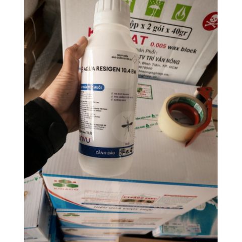 AQUA RESIGEN 10.4W ENVU 1Lít - Thuốc diệt muỗi hiệu quả cao, an toàn với người, bền lâu trên bề mặt, BAYER ĐỨC