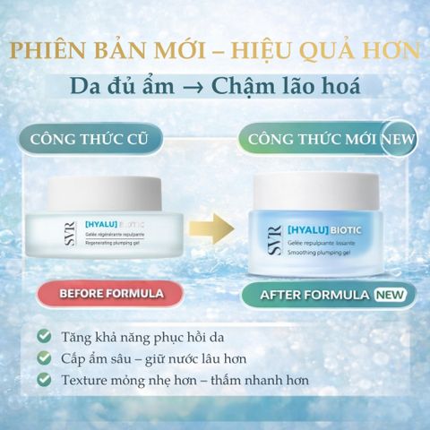Kem Dưỡng SVR Hyalu Biotic 50ml - Cấp Ẩm, Phục Hồi Da Nhạy Cảm với Hyaluronic Acid & Probiotics - Dược Mỹ Phẩm Pháp