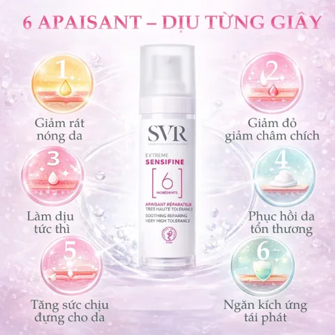 Kem Dưỡng Da Nhạy Cảm SVR Sensifine Extreme 50ml - Phục Hồi, Cấp Ẩm, Làm Dịu Da Yếu, Không Hương Liệu, Dùng Hằng Ngày