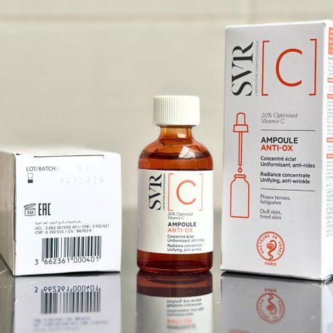 SVR C Ampoule Anti-Ox Serum - Tinh Chất Vitamin C Chống Oxy Hóa & Sáng Da Cho Làn Da Khỏe Mạnh - 30ml