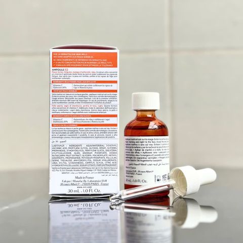 SVR C Ampoule Anti-Ox Serum - Tinh Chất Vitamin C Chống Oxy Hóa & Sáng Da Cho Làn Da Khỏe Mạnh - 30ml