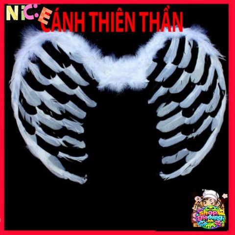Cánh Thiên Thần Cosplay Halloween - Lông Ngỗng Đen Sang Trọng 60cm, Phụ Kiện Hóa Trang Độc Đáo cho Tiệc Tùng và Lễ Hội