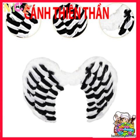 Cánh Thiên Thần Cosplay Halloween - Lông Ngỗng Đen Sang Trọng 60cm, Phụ Kiện Hóa Trang Độc Đáo cho Tiệc Tùng và Lễ Hội