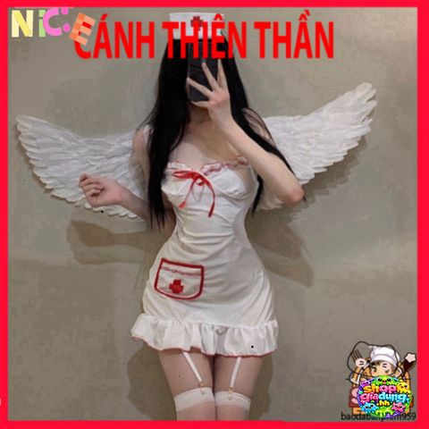 Cánh Thiên Thần Cosplay Trẻ Em - Phụ Kiện Hóa Trang Độc Đáo Cho Halloween & Tiệc Tùng - Kích Thước Đa Dạng, An Toàn, Tiện Lợi