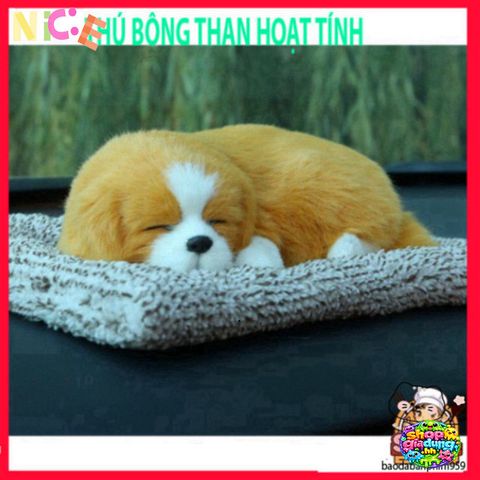 Chó Bông Khử Mùi Than Hoạt Tính - Đồ Trang Trí Ô Tô Dễ Thương, Khử Mùi Hiệu Quả và An Toàn cho Gia Đình