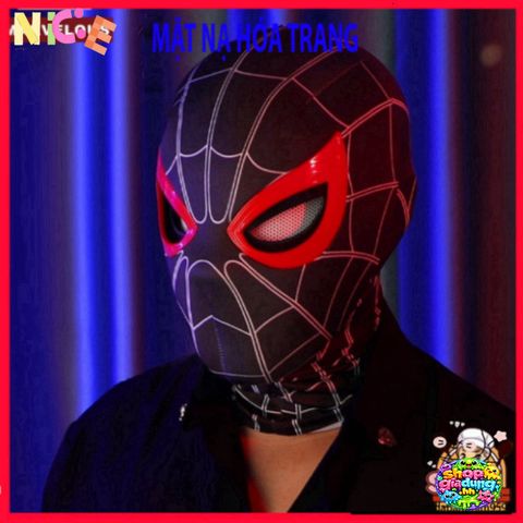 Mặt Nạ Người Nhện Đỏ - Mặt Nạ Che Mặt Chất Liệu Nhựa Cao Cấp, Thích Hợp Cho Fan Marvel và Đồ Hóa Trang