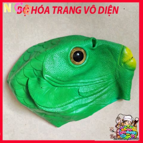 Mặt Nạ Silicon Ếch Xanh Vui Nhộn - Phụ Kiện Cosplay Độc Đáo Cho Tiệc Hóa Trang Và Lễ Hội