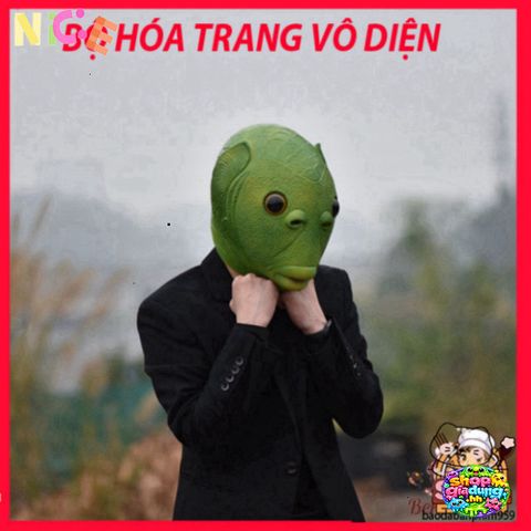 Mặt Nạ Silicon Ếch Xanh Vui Nhộn - Phụ Kiện Cosplay Độc Đáo Cho Tiệc Hóa Trang Và Lễ Hội