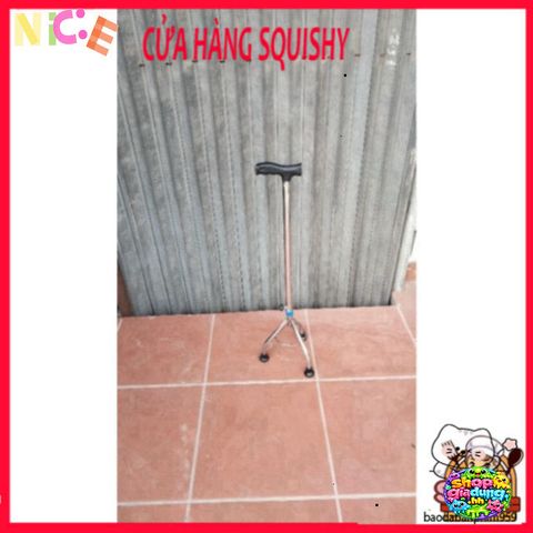 Gậy Đi Bộ 3 Chân Chống Gỉ Sét Cho Người Cao Tuổi - Hỗ Trợ Di Chuyển An Toàn Và Tiện Lợi