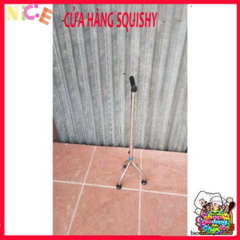 Gậy Đi Bộ 3 Chân Chống Gỉ Sét Cho Người Cao Tuổi - Hỗ Trợ Di Chuyển An Toàn Và Tiện Lợi