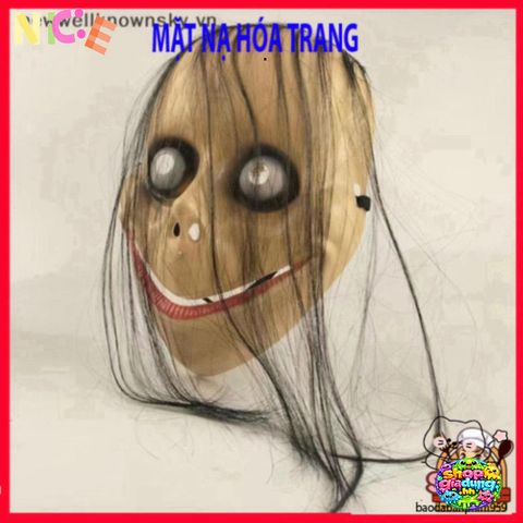 Mặt Nạ Halloween Quái Võ Skyy Hacker - Trang Phục Cosplay Tóc Dài Cho Tiệc Hóa Trang và Sự Kiện Kỳ Bí ấn Tượng