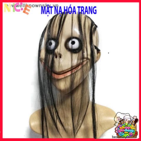 Mặt Nạ Halloween Quái Võ Skyy Hacker - Trang Phục Cosplay Tóc Dài Cho Tiệc Hóa Trang và Sự Kiện Kỳ Bí ấn Tượng