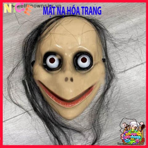 Mặt Nạ Halloween Quái Võ Skyy Hacker - Trang Phục Cosplay Tóc Dài Cho Tiệc Hóa Trang và Sự Kiện Kỳ Bí ấn Tượng