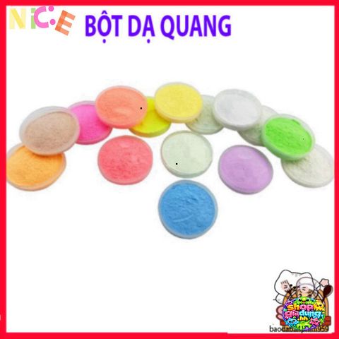 Bột Dạ Quang Đa Sắc 10gr - Trang Trí Không Gian Ánh Sáng Lung Linh Cho Tiệc & Tiểu Cảnh