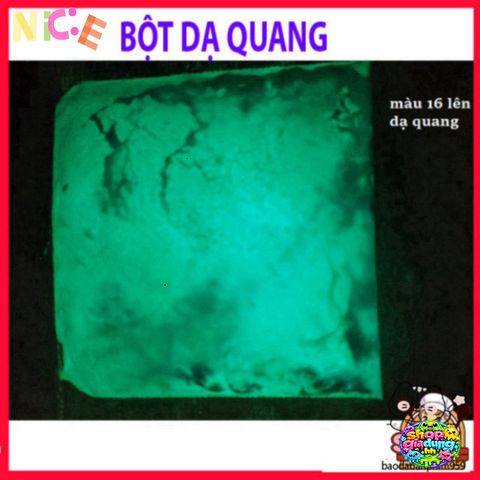 Bột Dạ Quang Đa Sắc 10gr - Trang Trí Không Gian Ánh Sáng Lung Linh Cho Tiệc & Tiểu Cảnh