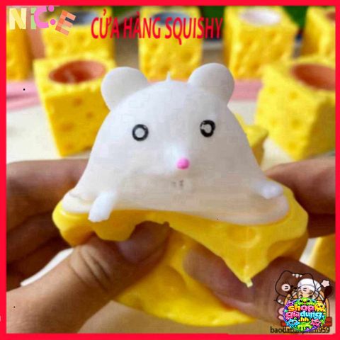 Đồ Chơi Squishy Phô Mai Chuột Cheese Mouse - Đồ Chơi Nghệ Thuật Giải Trí Cho Trẻ Em, Giảm Căng Thẳng và Tăng Cường Trí Tưởng Tượng