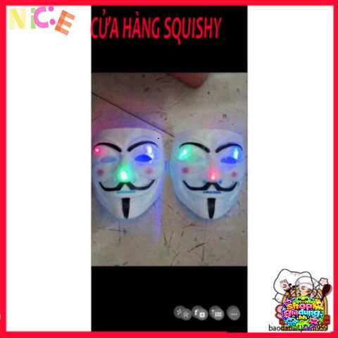 Mặt Nạ Hacker Anonymous - Phụ Kiện Cosplay Halloween Vàng, Bạc, Đen, Trắng, Đồ Trang Trí Thú Vị cho Người Thích Sợ Hãi