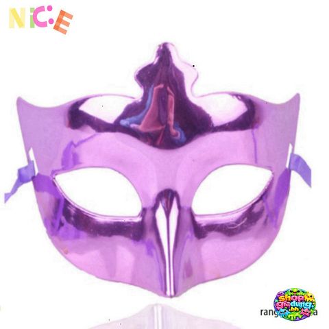 Mặt Nạ Hóa Trang Nửa Mặt Phong Cách Quý Tộc - Phụ Kiện Cosplay Halloween & Trung Thu Sang Trọng, Chất Liệu Nhựa Cao Cấp