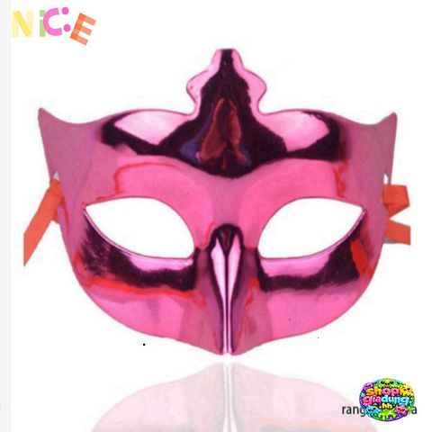 Mặt Nạ Hóa Trang Nửa Mặt Phong Cách Quý Tộc - Phụ Kiện Cosplay Halloween & Trung Thu Sang Trọng, Chất Liệu Nhựa Cao Cấp