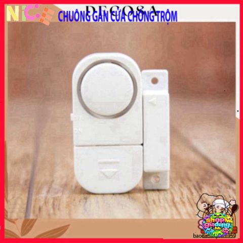 Chuông Báo Cảm Biến Thông Minh DECOSA - Bảo Vệ An Ninh Cửa Chính & Cửa Sổ, Âm Thanh Cảnh Báo Trên 90 dB, Dễ Dàng Lắp Đặt