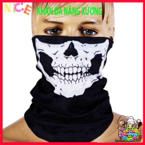 Khăn Đa Năng Hình Đầu Người - Khăn Quàng Cổ, Băng Đầu Thời Trang Du Lịch Chất Liệu Polyester, Phụ Kiện Ngoài Trời Tiện Lợi