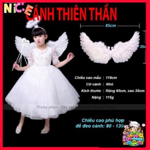 Cánh Thiên Thần Lông Vũ Trắng Cho Bé - Bộ Phụ Kiện Hóa Trang Đáng Yêu, Thích Hợp Cho Sự Kiện Nghệ Thuật Và Chụp Ảnh