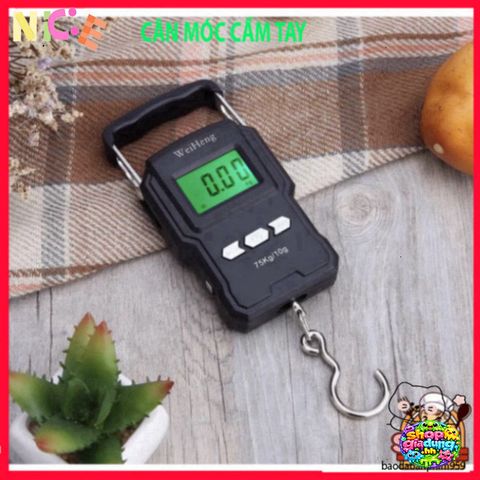 Cân điện tử xách tay WH A22 - Cân 75kg chính xác cao, thước 1m đi kèm, bền bỉ cho mọi nhu cầu cân đo