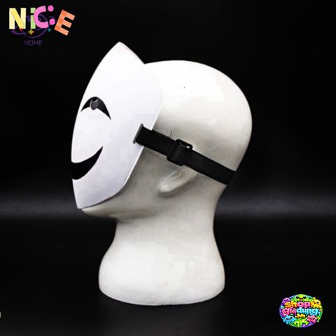 Mặt Nạ Cosplay Anime Đen Hiruko - Phụ Kiện Hóa Trang Halloween Độc Đáo, Thích Hợp Cho Sự Kiện Hội Chợ Anime và Chụp Hình