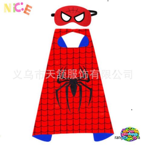 Bộ Áo Choàng và Mặt Nạ Spiderman - Đồ Chơi Siêu Anh Hùng Marvel Cho Bé Trai Gái - Quà Sinh Nhật Tuyệt Vời