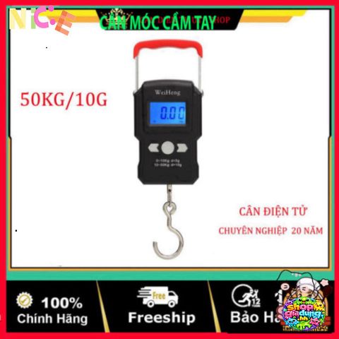 Cân Điện Tử Mini A23 - Cân Chính Xác 50kg, Độ Nhạy 10g, Thiết Kế Gọn Nhẹ, Phù Hợp Nấu Ăn và Đi Chợ - Bảo Hành 12 Tháng