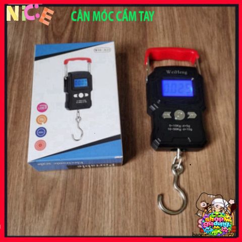 Cân Điện Tử Mini A23 - Cân Chính Xác 50kg, Độ Nhạy 10g, Thiết Kế Gọn Nhẹ, Phù Hợp Nấu Ăn và Đi Chợ - Bảo Hành 12 Tháng