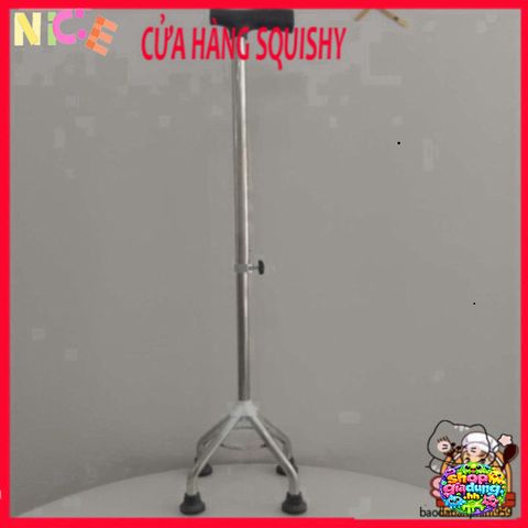 Gậy Batoong 4 Chân INOX - Hỗ Trợ Di Chuyển An Toàn Cho Người Già và Người Khuyết Tật - Chống Trơn Trượt, Thiết Kế Siêu Bền