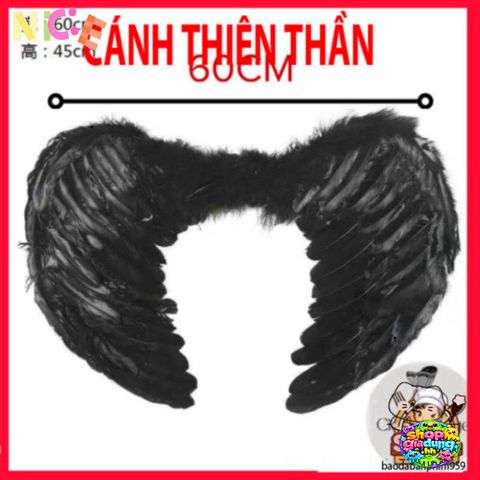 Cánh Cục Cưng Trắng Huyền Bí - Phụ Kiện Hóa Trang Độc Đáo Cho Lễ Hội Halloween, Biểu Diễn Nghệ Thuật, Giao Hàng Nhanh