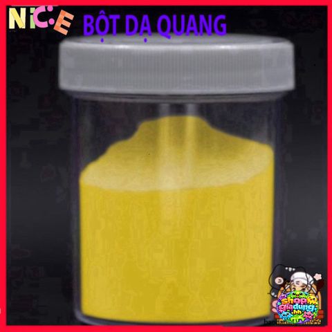 Bột Dạ Quang Vàng 50g - Hiệu Ứng Phát Sáng Tối Độc Đáo cho Nghề Thủ Công và Nghệ Thuật - Trường Thịnh Epoxy