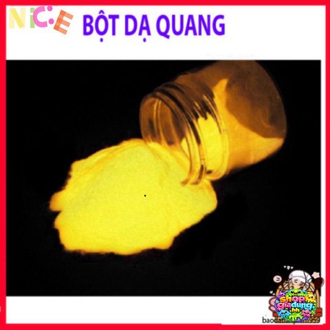 Bột Dạ Quang Vàng 50g - Hiệu Ứng Phát Sáng Tối Độc Đáo cho Nghề Thủ Công và Nghệ Thuật - Trường Thịnh Epoxy