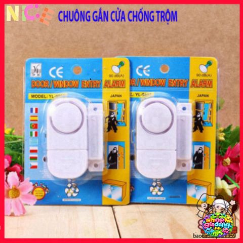 Chuông Báo Động Chống Trộm Gắn Cửa YL-323 - Thiết Bị Bảo Mật An Toàn, Âm Thanh 105dB, Tiết Kiệm Năng Lượng, Dễ Dàng Lắp Đặt