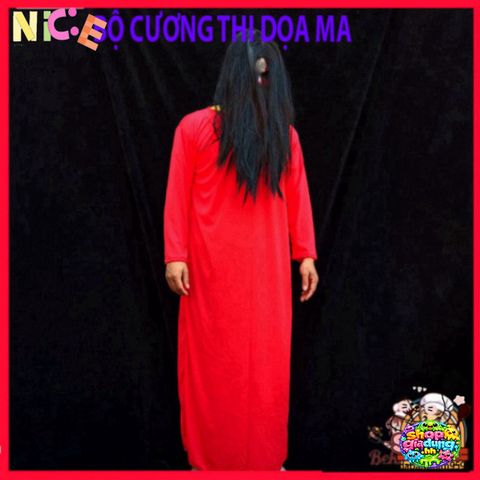 Bộ Đồ Hóa Trang MA Zombie - Trang Phục Dọa Ma Halloween, Phù Hợp Cho Tiệc Tùng Và Sinh Nhật - Size L, Chất Liệu Mềm Mại, Thoáng Khí