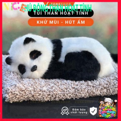 Thú Bông Lõi Than Hoạt Tính Khử Mùi - Phụ Kiện Dễ Thương Cho Ô Tô và Không Gian Sống Trong Lành