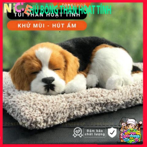 Thú Bông Lõi Than Hoạt Tính Khử Mùi - Phụ Kiện Dễ Thương Cho Ô Tô và Không Gian Sống Trong Lành