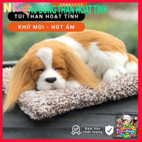 Thú Bông Lõi Than Hoạt Tính Khử Mùi - Phụ Kiện Dễ Thương Cho Ô Tô và Không Gian Sống Trong Lành