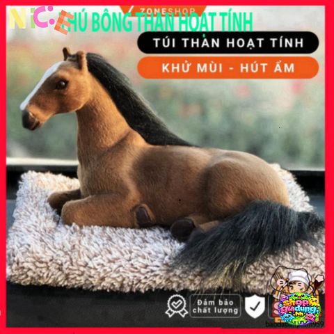 Thú Bông Lõi Than Hoạt Tính Khử Mùi - Phụ Kiện Dễ Thương Cho Ô Tô và Không Gian Sống Trong Lành