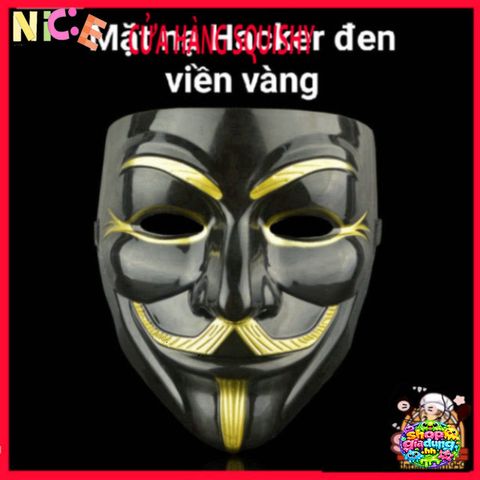 Mặt Nạ Hacker Anonymous - Phụ Kiện Thời Trang Độc Đáo Cho Tiệc Halloween & Lễ Hội, Đồ Trang Trí Bí Ẩn, Phong Cách Công Nghệ