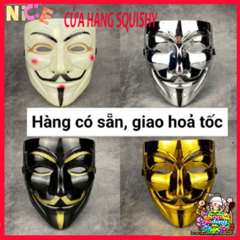Mặt Nạ Hacker Anonymous - Phụ Kiện Thời Trang Độc Đáo Cho Tiệc Halloween & Lễ Hội, Đồ Trang Trí Bí Ẩn, Phong Cách Công Nghệ