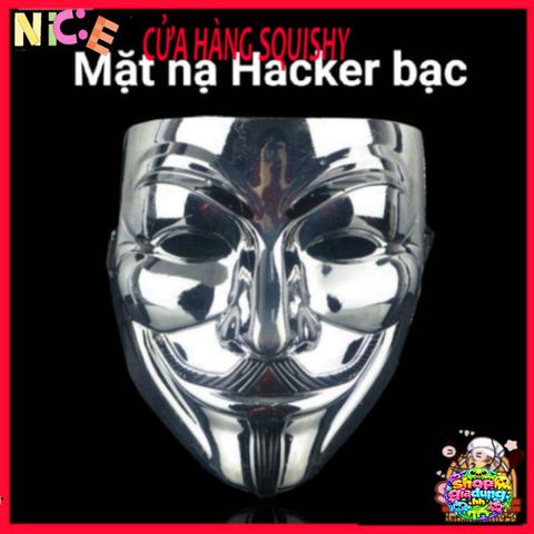 Mặt Nạ Hacker Anonymous - Phụ Kiện Thời Trang Độc Đáo Cho Tiệc Halloween & Lễ Hội, Đồ Trang Trí Bí Ẩn, Phong Cách Công Nghệ
